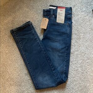 Levi's Women's Straight Leg Jeans - Dark Indigo Blue